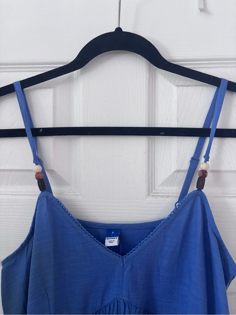 Old Navy Light Blue Tiered V-Neck Sundress - Picture 2 of 6